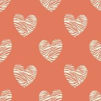 Abstract seamless vector pattern of love hearts. Design for use background Textile all over fabric print wrapping paper and others.