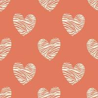 Abstract seamless vector pattern of love hearts. Design for use background Textile all over fabric print wrapping paper and others.