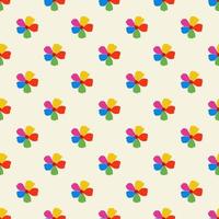 Floral Seamless vector illustration pattern background. Design for use all over textile fabric print wrapping paper and others.