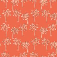 palmeras tropicales exóticas plantas patrón sin fisuras. diseño para uso textil de fondo en todo el papel de envoltura de impresión de tela y otros. vector