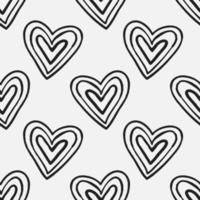 Abstract seamless vector pattern of love hearts. Design for use background Textile all over fabric print wrapping paper and others. Repeating texture surface pattern easy edit and customizable