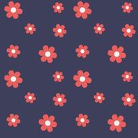 Floral Seamless vector illustration pattern background. Design for use all over textile fabric print wrapping paper and others.