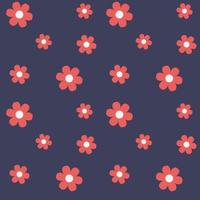 Floral Seamless vector illustration pattern background. Design for use all over textile fabric print wrapping paper and others.