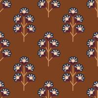 Floral Seamless vector illustration pattern background. Design for use all over textile fabric print wrapping paper and others. Vintage spring flower repeatable print design ready to print graphic