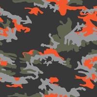 el camuflaje militar de textura repite el patrón vectorial sin costuras para tela, fondo, papel tapiz y otros vector