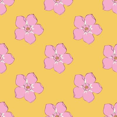 Floral Seamless vector illustration pattern background. Design for use all  over textile fabric print wrapping paper and others. Vintage spring flower  repeatable print design ready to print graphic 11387657 Vector Art at