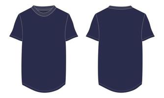 Dark blue t shirt template store