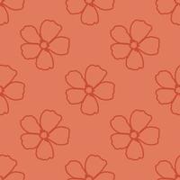 Floral Seamless vector illustration pattern background. Design for use all over textile fabric print wrapping paper and others.