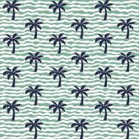 palmeras tropicales exóticas plantas patrón sin fisuras. diseño para uso textil de fondo en todo el papel de envoltura de impresión de tela y otros. vector