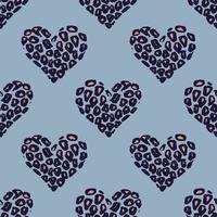 Abstract seamless vector pattern of love hearts. Design for use background Textile all over fabric print wrapping paper and others. Repeating texture surface pattern easy edit and customizable