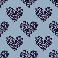 Abstract seamless vector pattern of love hearts. Design for use background Textile all over fabric print wrapping paper and others. Repeating texture surface pattern easy edit and customizable