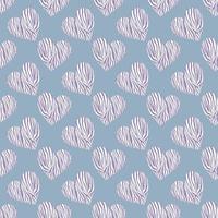 Abstract seamless vector pattern of love hearts. Design for use background Textile all over fabric print wrapping paper and others. Repeating texture surface pattern easy edit and customizable