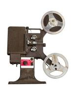 Analogue  movie projector with reels photo