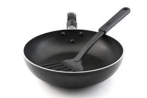 Pan with handle and Spade of frying pan photo