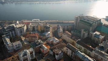 Nova Poshta Kyiv Half Marathon. April 7, 2019. Kiev. Ukraine. Aerial view. photo