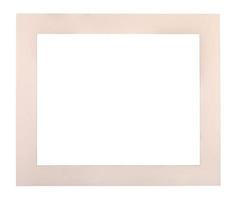 flat cream colored passe-partout for picture frame photo