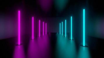 Neon-LED-Stick-Lichtspielanimation video