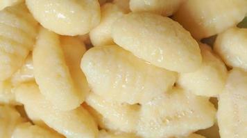 Gnocchi pasta cibo video