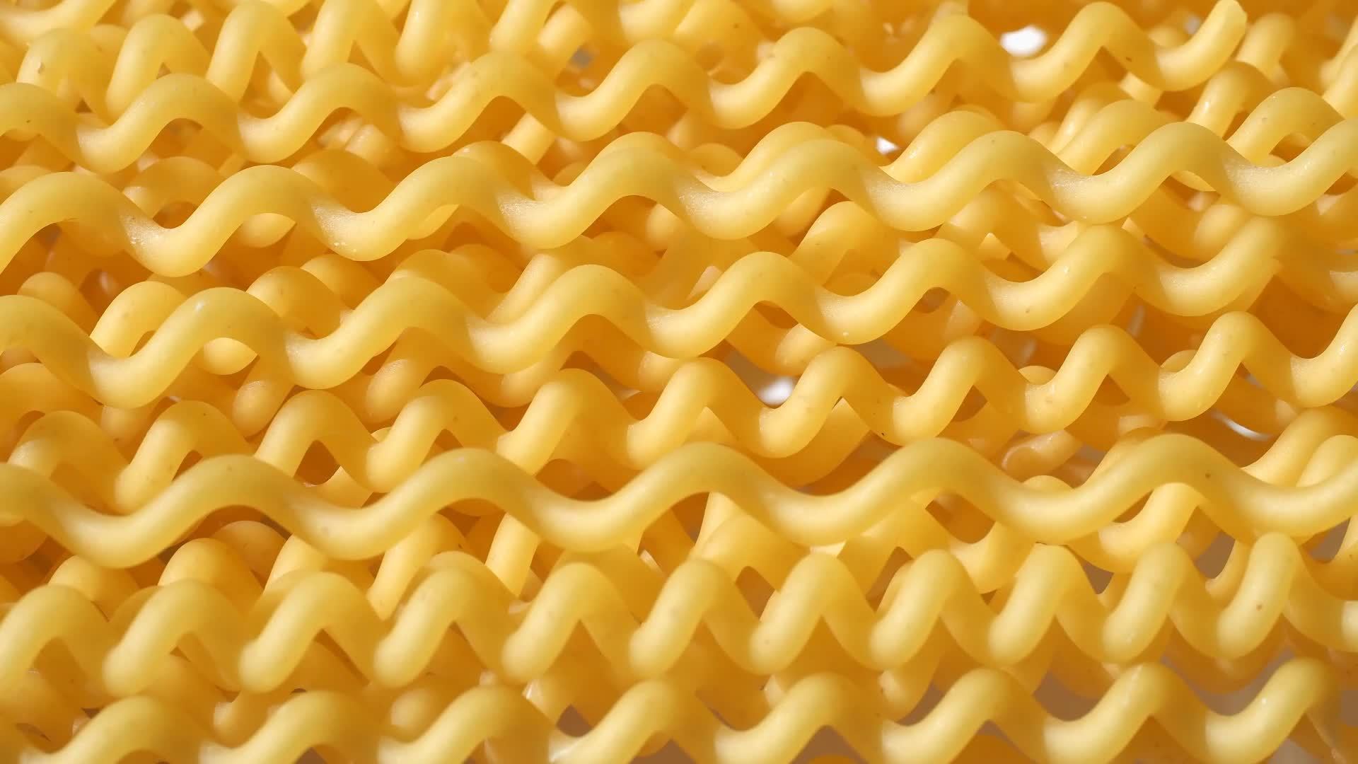 long fusilli pasta food 11393095 Stock Video at Vecteezy