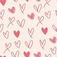 Hearts Seamless Pattern vector