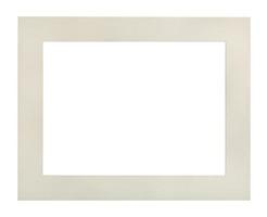 wide flat white passe-partout for picture frame photo