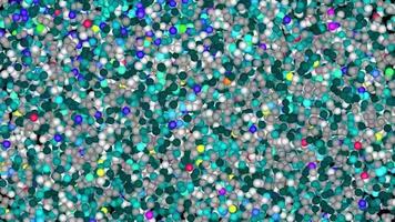 Glitter Vibrant Spheres Abstract Background Digital Rendering video