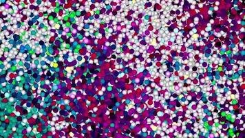 glitter levendige bollen abstracte achtergrond digitale weergave video