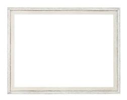 modern simple white painted wooden picture frame photo