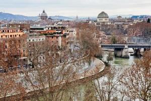 panorama of Rome from Aventine Hill photo