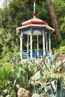 pavilion and cactus in Nikitsky Botanical Garden photo