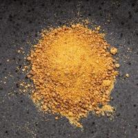 view of pile of granulated coconut blossom sugar photo