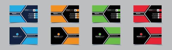 Vector Modern Creative and Clean Business Card Template , Vector set of Luxury business cards.