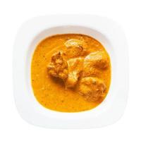 Murg Makhan Masala in bowl isolated photo