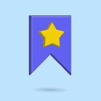 Star Bookmark Icon