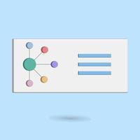 diagrama de flujo circular vector