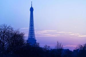 Torre Eiffel en París foto