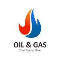 oil and gas logo vector