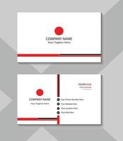 Creative and modern Business card template design, illustration Business card template design, green and blue and black and red with white background color vector