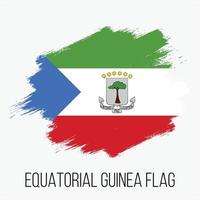 grunge, guinea ecuatorial, vector, bandera vector