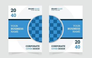 Annual business corporate book cover design template in a4 or can be used to annual report, magazine, flyer, poster, banner, portfolio, company profile, website, brochure cover design vector