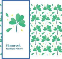 Shamrock Seamless Pattern vector