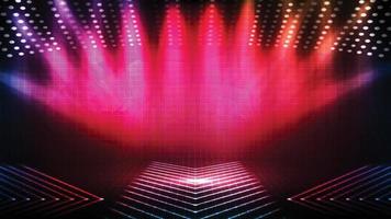 abstract futuristic background of empty stage arena stadium spotlgiht stage background vector