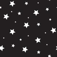 Star icons seamless pattern. Starry sky. Background texture space with stars. vector