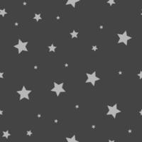 patrón sin costuras de iconos de estrellas. cielo estrellado. espacio de textura de fondo con estrellas. vector