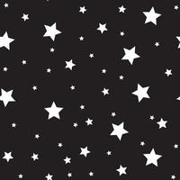 Star icons seamless pattern. Starry sky. Background texture space with stars. vector