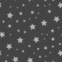 Star icons seamless pattern. Starry sky. Background texture space with stars. vector