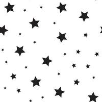 patrón sin costuras de iconos de estrellas. cielo estrellado. espacio de textura de fondo con estrellas. vector