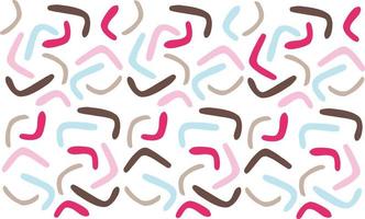 Hand drawn various shapes and doodle objects. Modern contemporary trendy illustration. vector