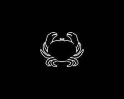 crab outline vector silhouette