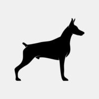 dog vector silhouette